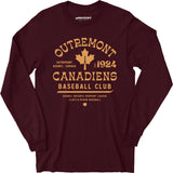 Outremont Canadiens - Canada - Vintage Defunct Baseball Teams - Long Sleeve T-Shirt