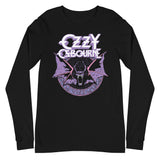 Ozzy Osbourne - Purple Bat Long Sleeve T-Shirt
