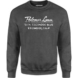 Palomar Lanes - Escondido, CA - Vintage Bowling Alley - Unisex Sweatshirt