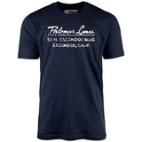 Palomar Lanes - Escondido, CA - Vintage Bowling Alley - Unisex T-Shirt