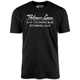 Palomar Lanes - Escondido, CA - Vintage Bowling Alley - Unisex T-Shirt