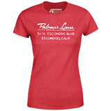Palomar Lanes - Escondido, CA - Vintage Bowling Alley - Women's T-Shirt