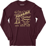 Panama Cocktail Lounge - Long Beach, CA - Vintage Tiki Bar - Long Sleeve T-Shirt