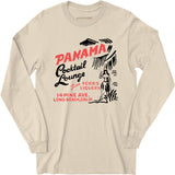 Panama Cocktail Lounge v2 - Long Beach, CA - Vintage Tiki Bar - Long Sleeve T-Shirt
