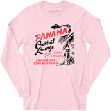 Panama Cocktail Lounge v2 - Long Beach, CA - Vintage Tiki Bar - Long Sleeve T-Shirt