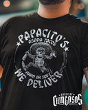 Papacito's Asada Delivery Old School Tee