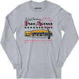 Park Avenue - Miami Beach, FL - Vintage Restaurant - Long Sleeve T-Shirt