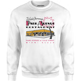 Park Avenue - Miami Beach, FL - Vintage Restaurant - Unisex Sweatshirt
