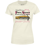 Park Avenue - Miami Beach, FL - Vintage Restaurant - Women's T-Shirt