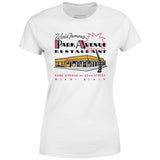 Park Avenue - Miami Beach, FL - Vintage Restaurant - Women's T-Shirt