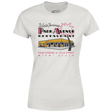 Park Avenue - Miami Beach, FL - Vintage Restaurant - Women's T-Shirt