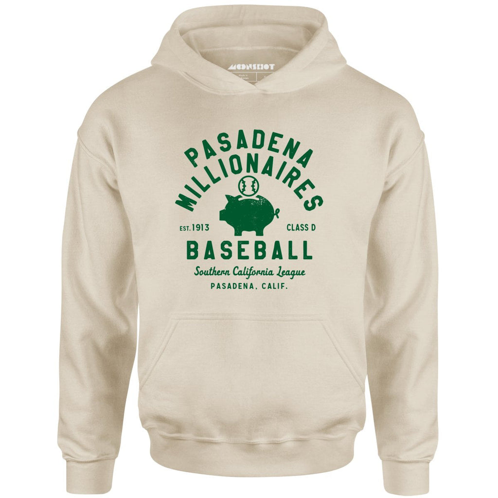 Pasadena Millionaires - California - Vintage Defunct Baseball Teams - Unisex Hoodie