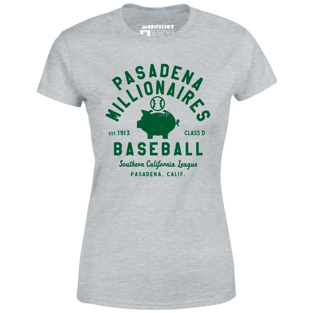 Pasadena Millionaires - California - Vintage Defunct Baseball Teams - Women's T-Shirt
