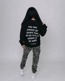 Passport Crewneck Black Sweatshirt