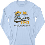 Pendleton Buckaroos - Oregon - Vintage Defunct Baseball Teams - Long Sleeve T-Shirt
