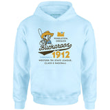 Pendleton Buckaroos - Oregon - Vintage Defunct Baseball Teams - Unisex Hoodie