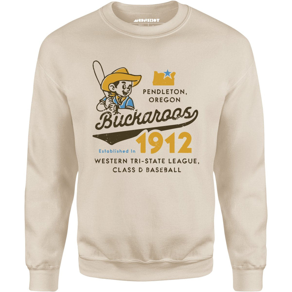 Pendleton Buckaroos - Oregon - Vintage Defunct Baseball Teams - Unisex Sweatshirt