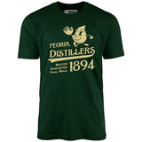 Peoria Distillers - Illinois - Vintage Defunct Baseball Teams - Unisex T-Shirt