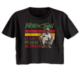 Peter Tosh - Legacy Reggae Activism Womens Crop Tee