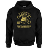 Philipsburg Burgers - Montana - Vintage Defunct Baseball Teams - Unisex Hoodie