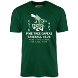 Pine Tree Capers - Portland, ME - Vintage Defunct Baseball Teams - Unisex T-Shirt