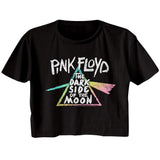 Pink Floyd Dark Side Gradient Womens Crop Tee