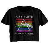 Pink Floyd - Rainbow Womens Crop Tee