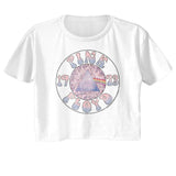 Pink Floyd - Sketch Prism Circle Womens Crop Tee