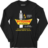 Pitcairn Motor Hotel - Garden Grove, CA - Vintage Hotel - Long Sleeve T-Shirt