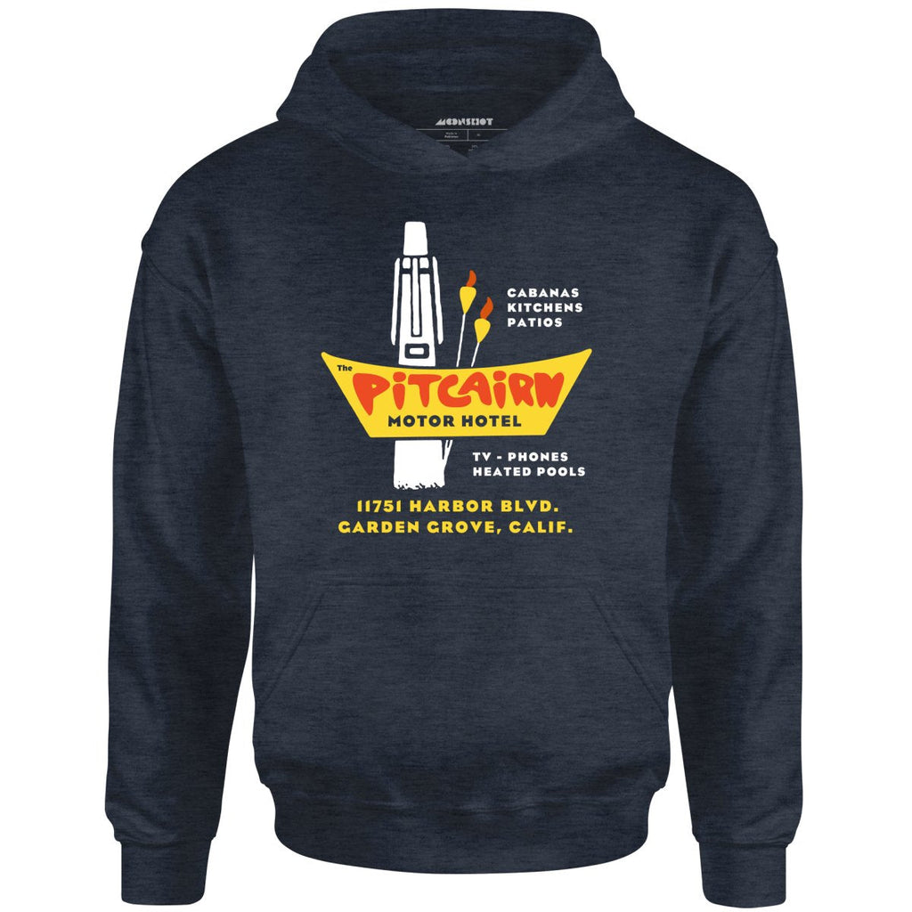 Pitcairn Motor Hotel - Garden Grove, CA - Vintage Hotel - Unisex Hoodie