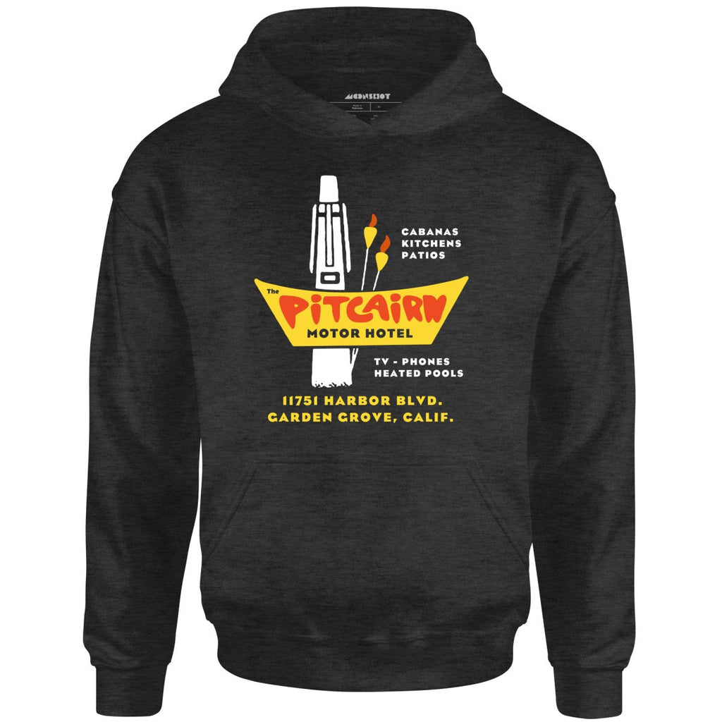 Pitcairn Motor Hotel - Garden Grove, CA - Vintage Hotel - Unisex Hoodie