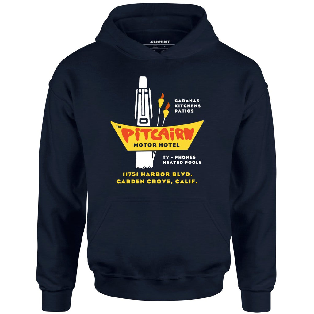 Pitcairn Motor Hotel - Garden Grove, CA - Vintage Hotel - Unisex Hoodie