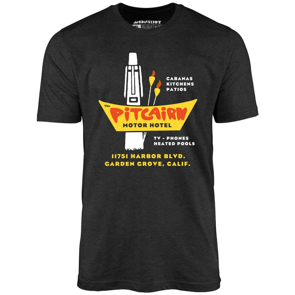 Pitcairn Motor Hotel - Garden Grove, CA - Vintage Hotel - Unisex T-Shirt