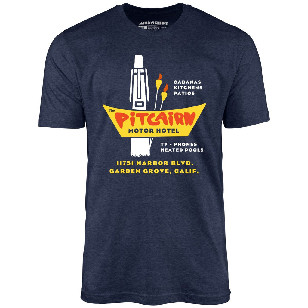 Pitcairn Motor Hotel - Garden Grove, CA - Vintage Hotel - Unisex T-Shirt