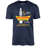 Pitcairn Motor Hotel - Garden Grove, CA - Vintage Hotel - Unisex T-Shirt