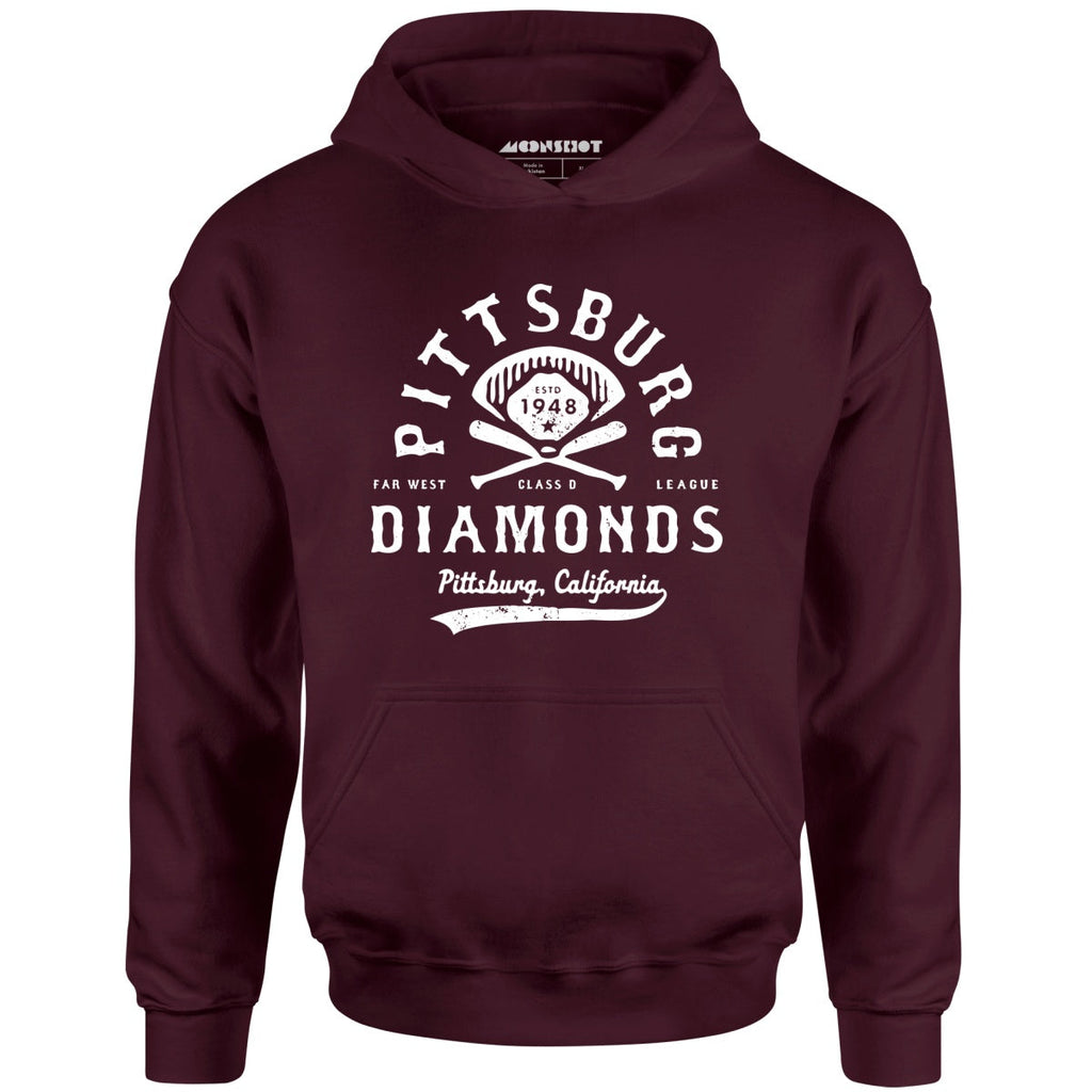 Pittsburg Diamonds - California - Vintage Defunct Baseball Teams - Unisex Hoodie