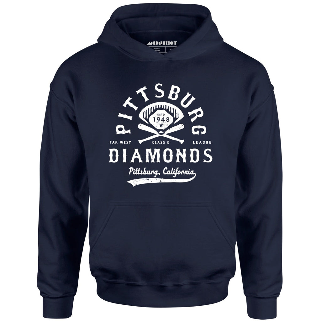Pittsburg Diamonds - California - Vintage Defunct Baseball Teams - Unisex Hoodie
