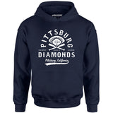 Pittsburg Diamonds - California - Vintage Defunct Baseball Teams - Unisex Hoodie