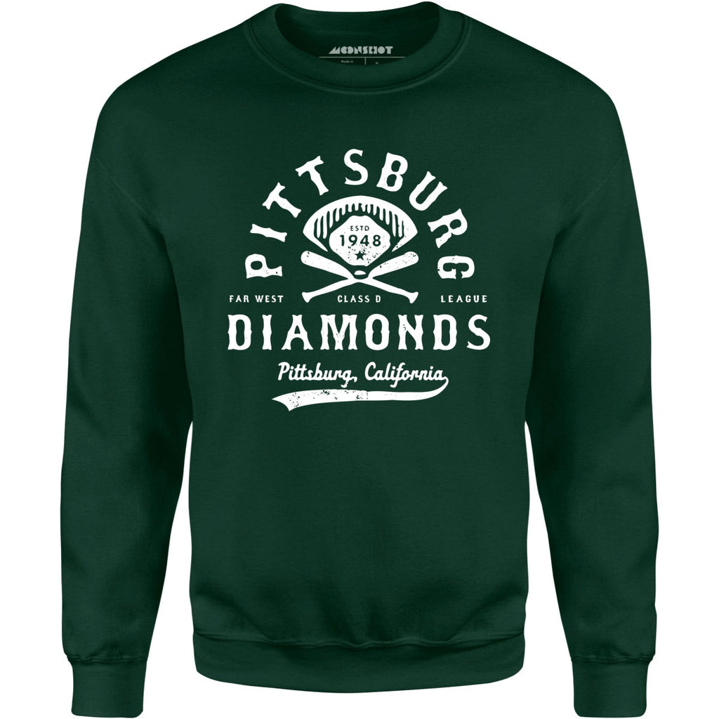 Pittsburg Diamonds - California - Vintage Defunct Baseball Teams - Unisex Sweatshirt
