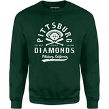 Pittsburg Diamonds - California - Vintage Defunct Baseball Teams - Unisex Sweatshirt