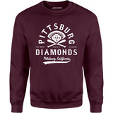 Pittsburg Diamonds - California - Vintage Defunct Baseball Teams - Unisex Sweatshirt