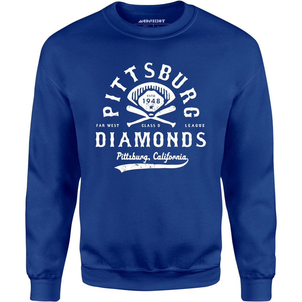 Pittsburg Diamonds - California - Vintage Defunct Baseball Teams - Unisex Sweatshirt