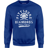 Pittsburg Diamonds - California - Vintage Defunct Baseball Teams - Unisex Sweatshirt