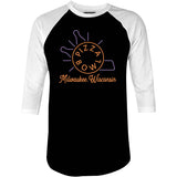 Pizza Bowl Milwaukee Wisconsin - 3/4 Sleeve Raglan T-Shirt