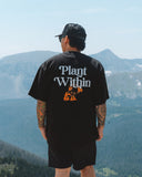 Plant Within Black Tee