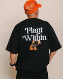 Plant Within Black Tee