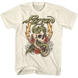 Poison - Fade Color Skull T-Shirt
