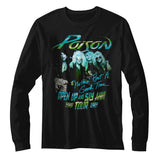 Poison Tour Shirt Long Sleeve Boyfriend Tee