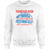 Polynesian Room - Fort Lauderdale, FL - Vintage Tiki Bar - Unisex Sweatshirt