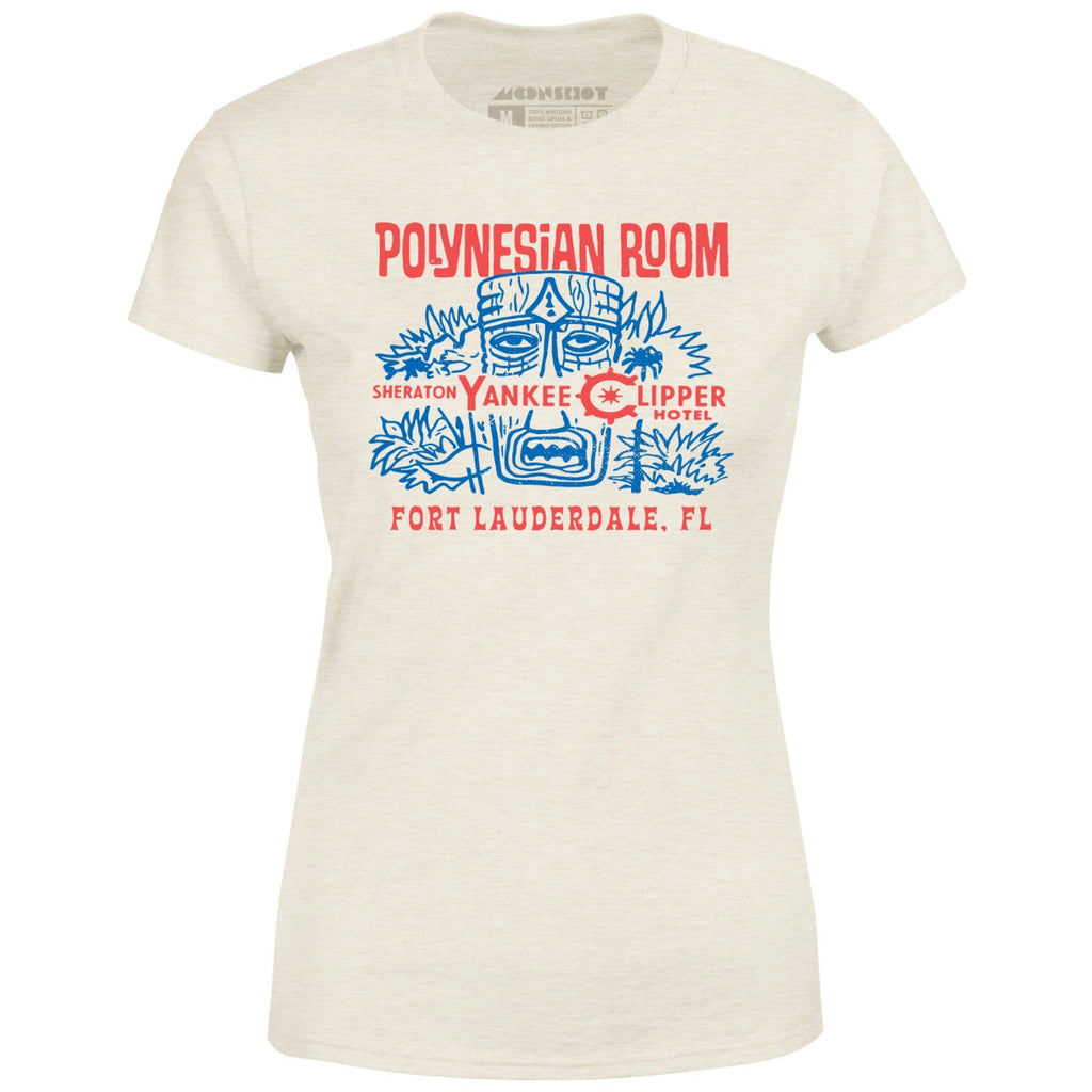 Polynesian Room - Fort Lauderdale, FL - Vintage Tiki Bar - Women's T-Shirt